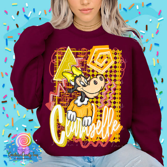 Retro Girlie Moo - Kids & Adult Apparel
