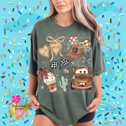 Tow Mater- Kids & Adult Apparel