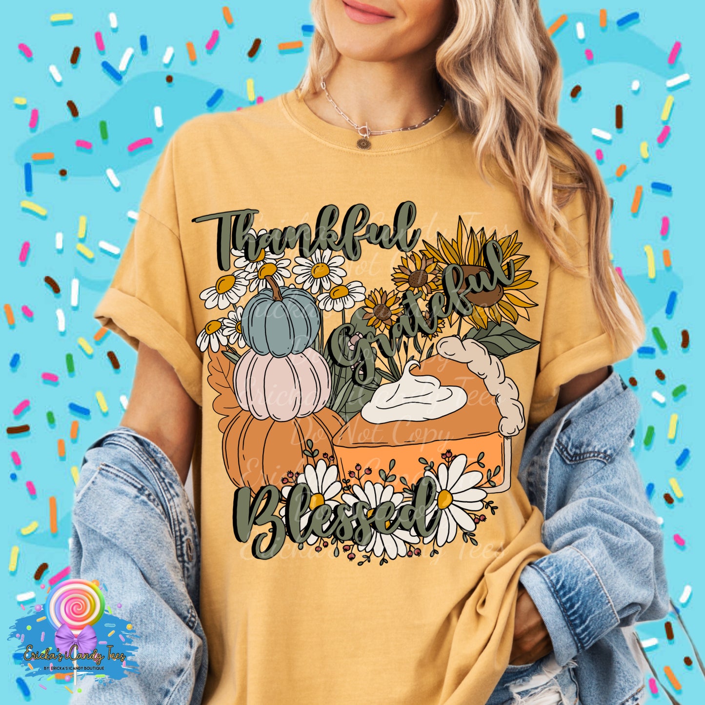 Thankful, Grateful, Blessed - Tees & Sweatshirts