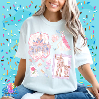 Pastel Happiest Place - Apparel