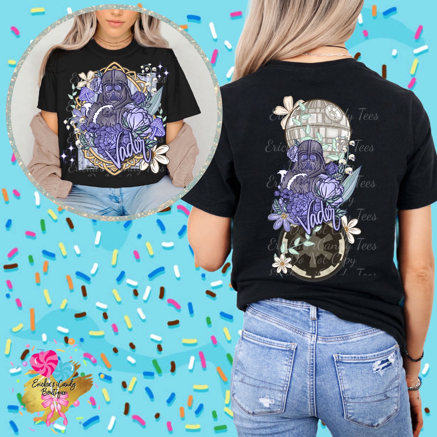 Nature Vader  - Front & Back Apparel