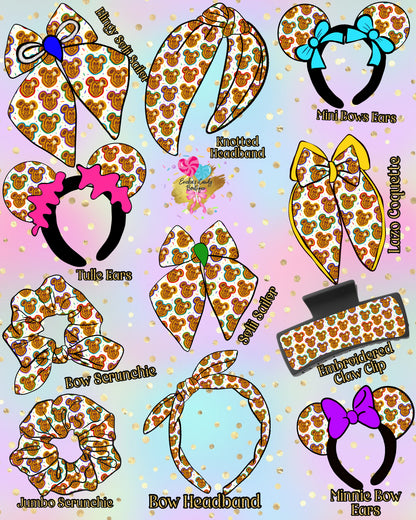 Rainbow Sprinkle Waffles - Hair Candy Accessories Preorder