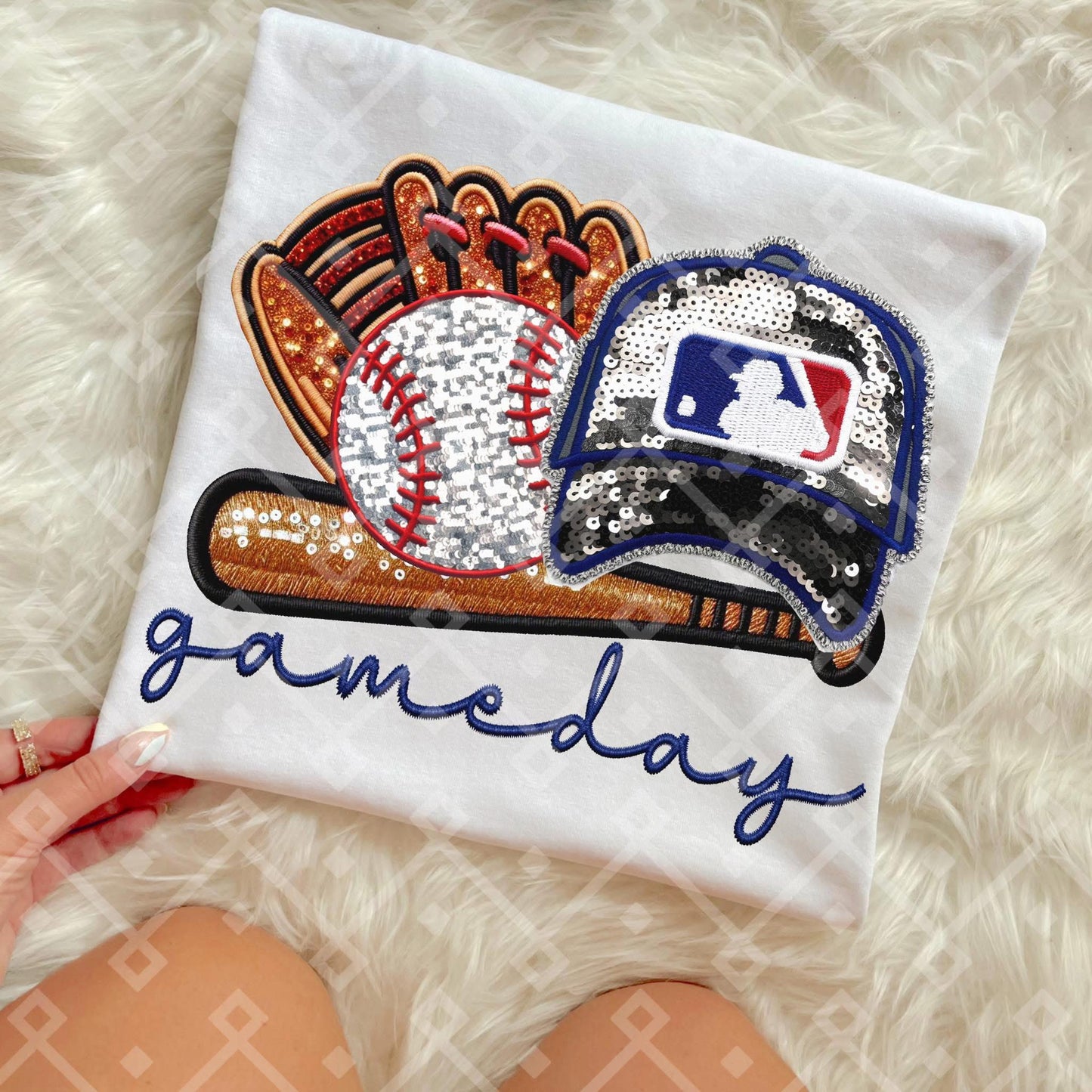 MLB Sequins Baseball Cap - Kids & Adult Apparel