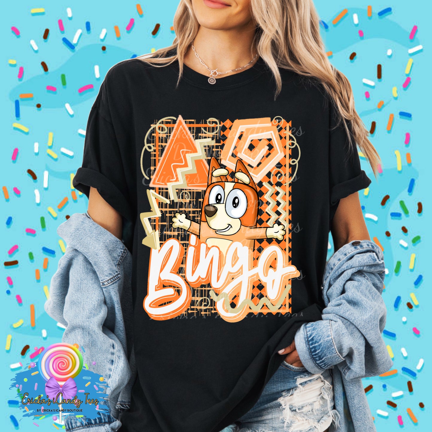 Retro Orange Dog  - Kids & Adult Apparel