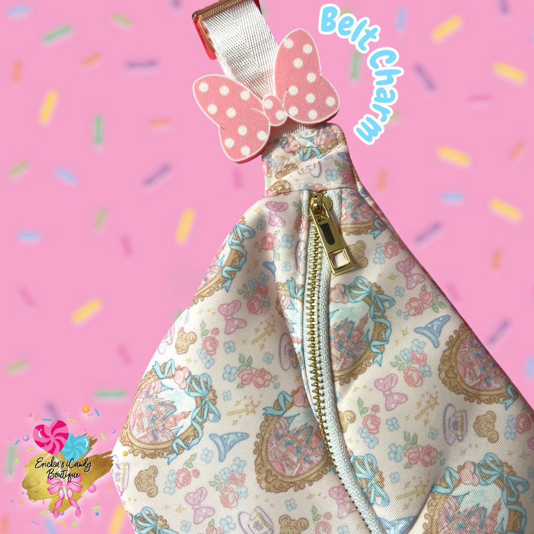 Polka Dot Bow - Belt Charm