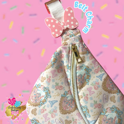 Polka Dot Bow - Belt Charm
