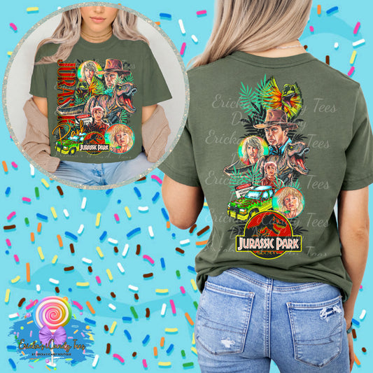 Jurassic Vintage - Front & Back Apparel