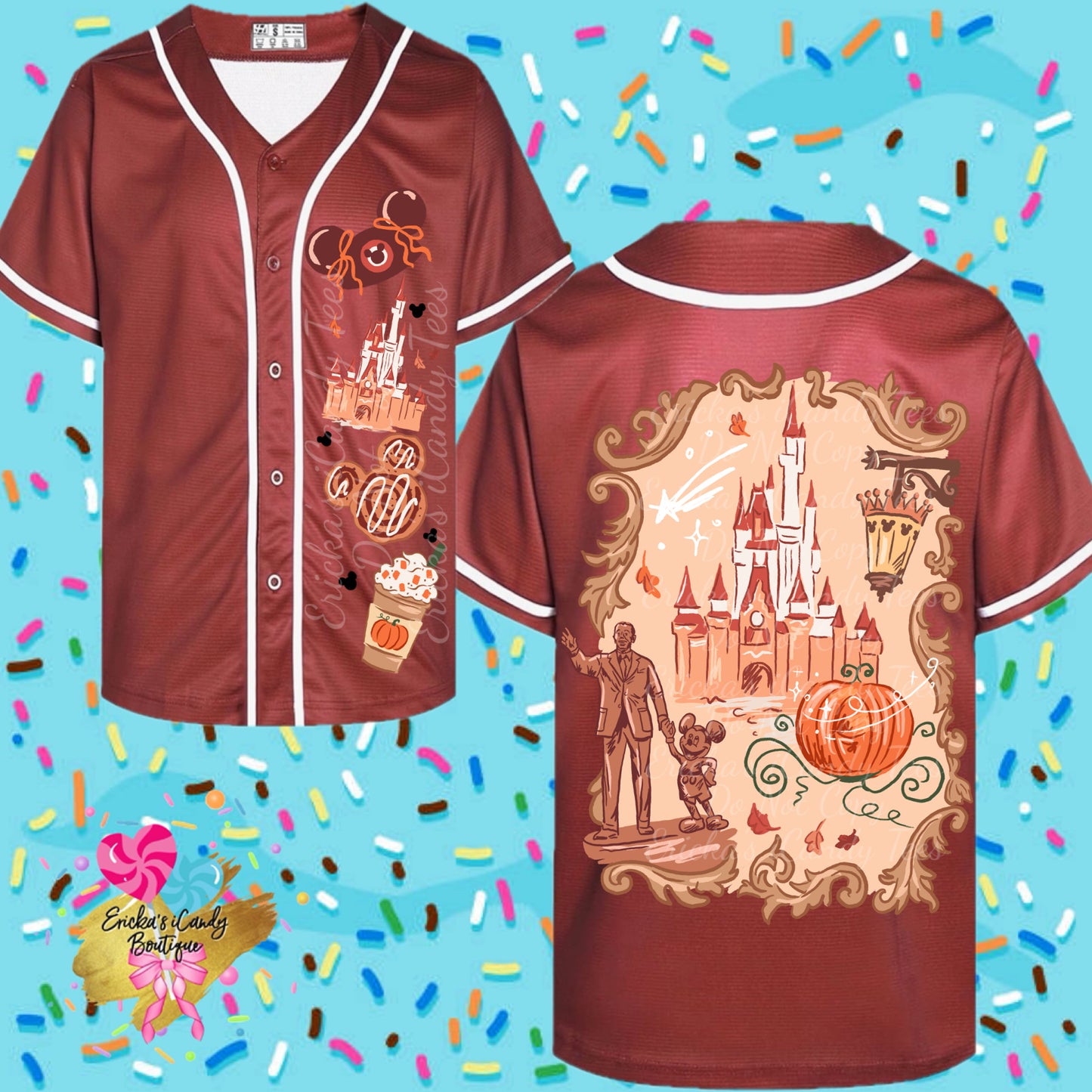 Fall Walt Castle Frame - Unisex Jersey