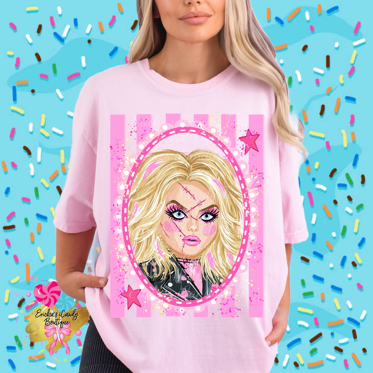 Chucky / Bride In October We Wear Pink - Kids & Adult Apparel