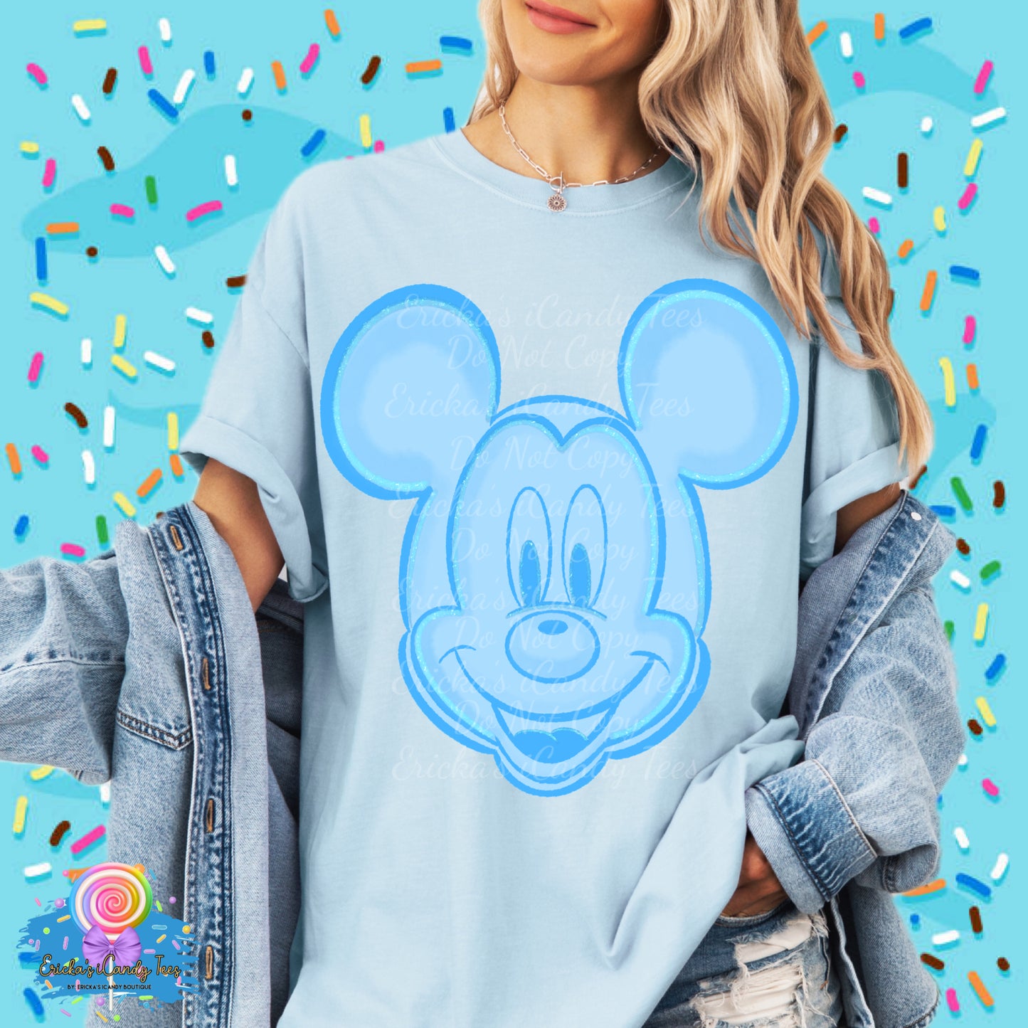 Glitter Mouse Head Sandy’s Magical Treasure Collab - Kids & Adult Apparel