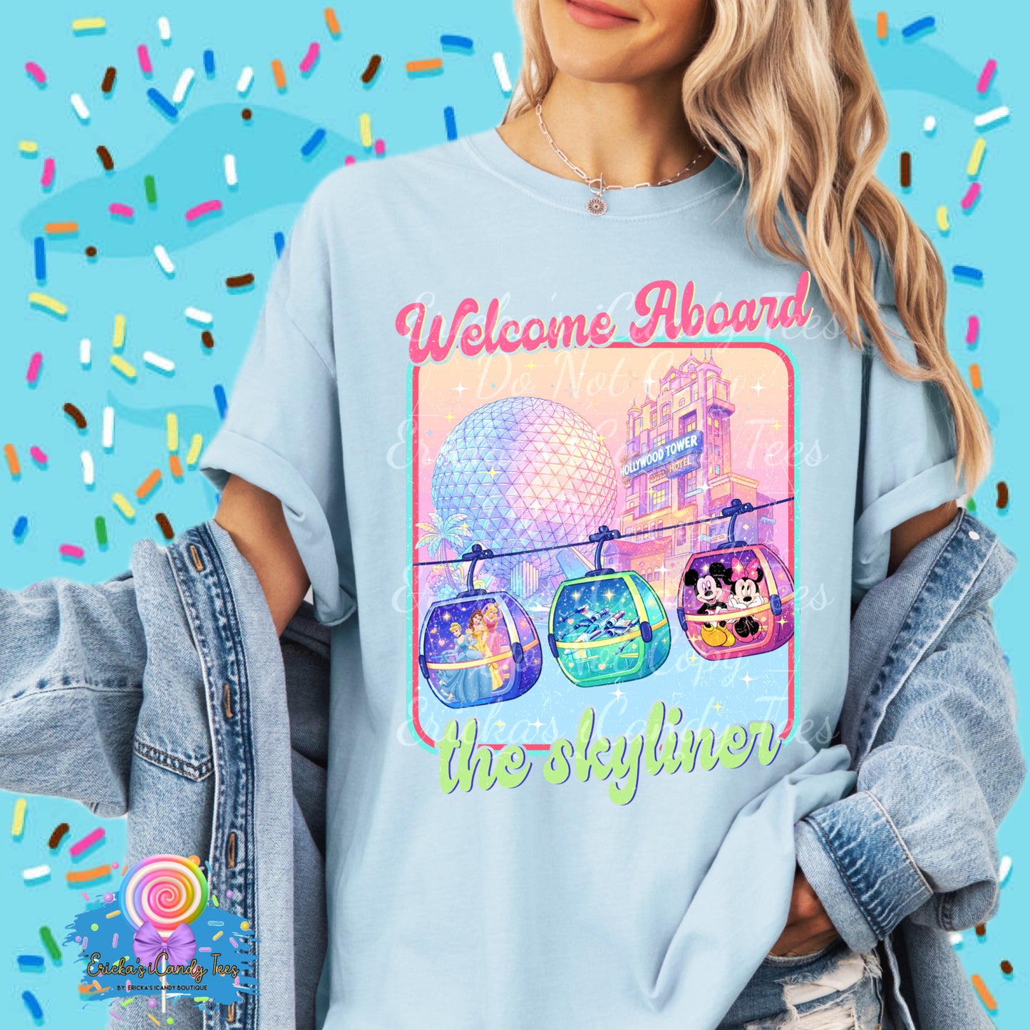 Welcome Aboard The Skyliner - Kids & Adult Apparel