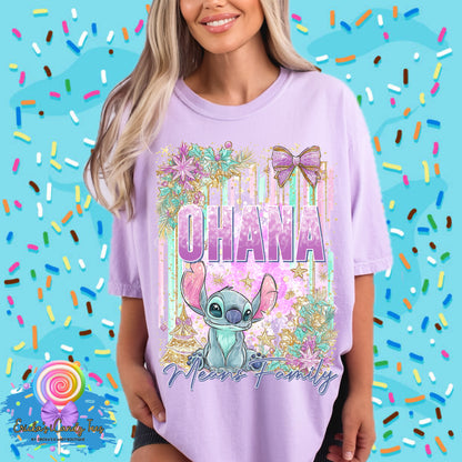 Ohana Christmas Coquette - Tees & Sweatshirts