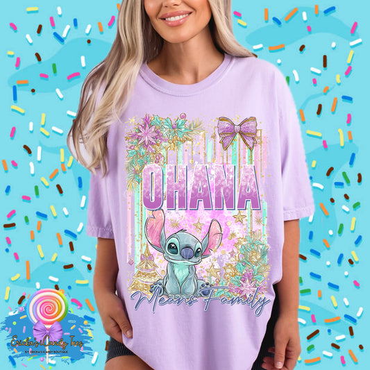 Ohana Christmas Coquette - Tees & Sweatshirts