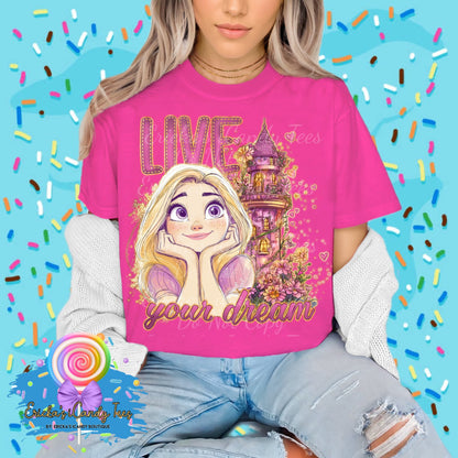 Live Your Dream Polaroid - Apparel
