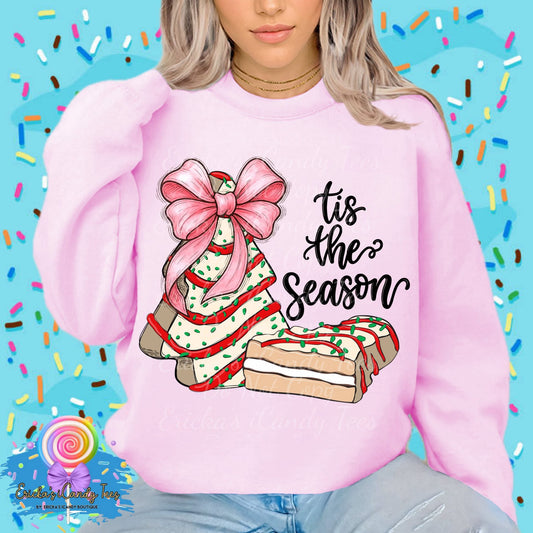 Tis The Season Christmas Cake - Kids & Adult Apparel