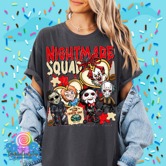 Nightmare Squad Heart Locket - Kids & Adult Apparel