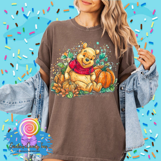 Pumpkin Patch Honey Bear - Kids & Adult Apparel
