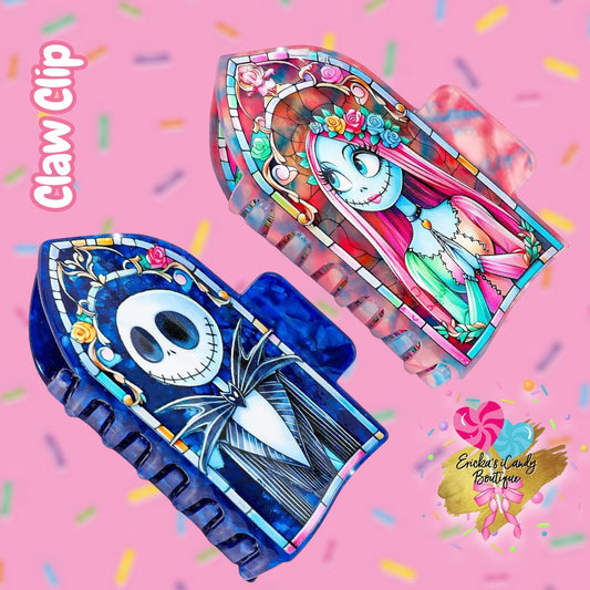 NBC Glass Window- 4in Acrylic Claw Clip