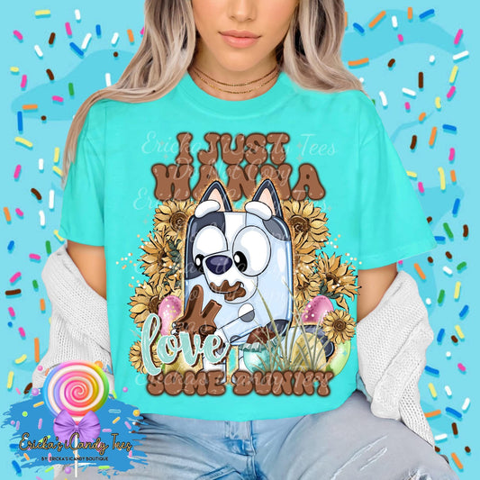 I just wana love some bunny - Kids & Adult Apparel