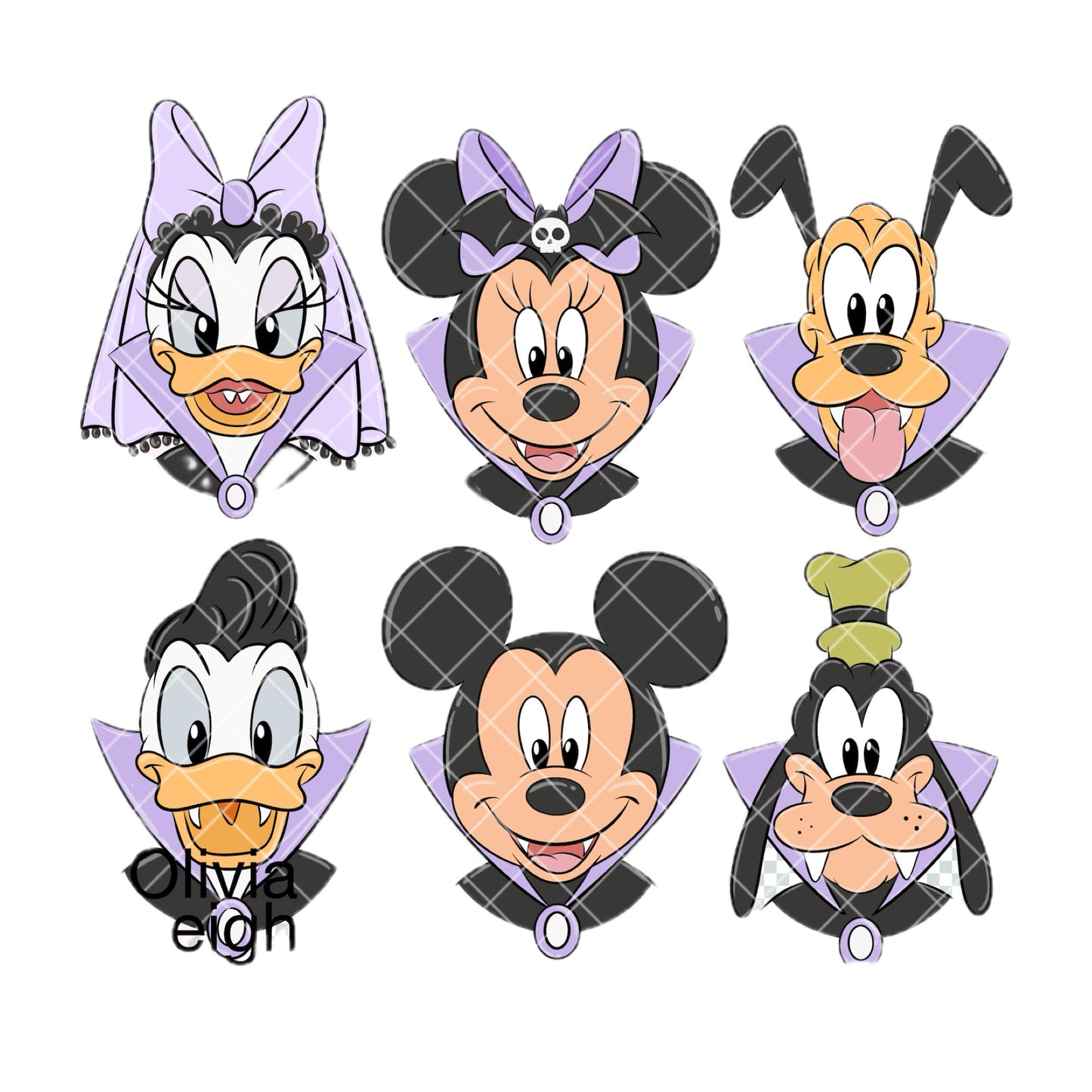 Fab 6 Vampire Friends (choose character) - Kids & Adult Apparel
