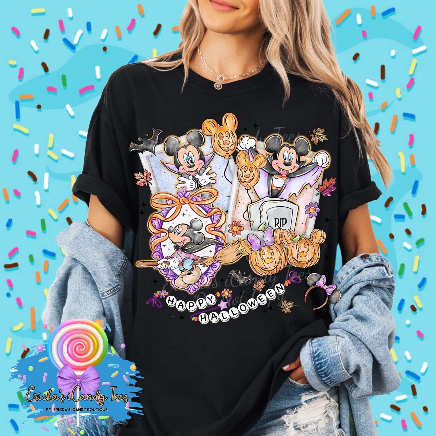 Happy Halloween Mouse - Kids & Adult Apparel