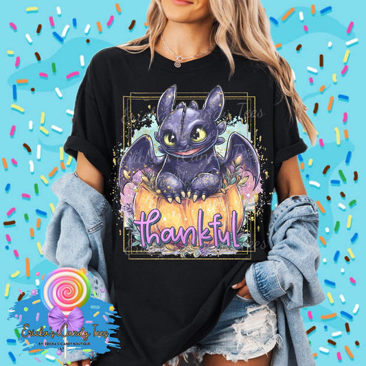 Thankful Dragon - Kids & Adult Apparel
