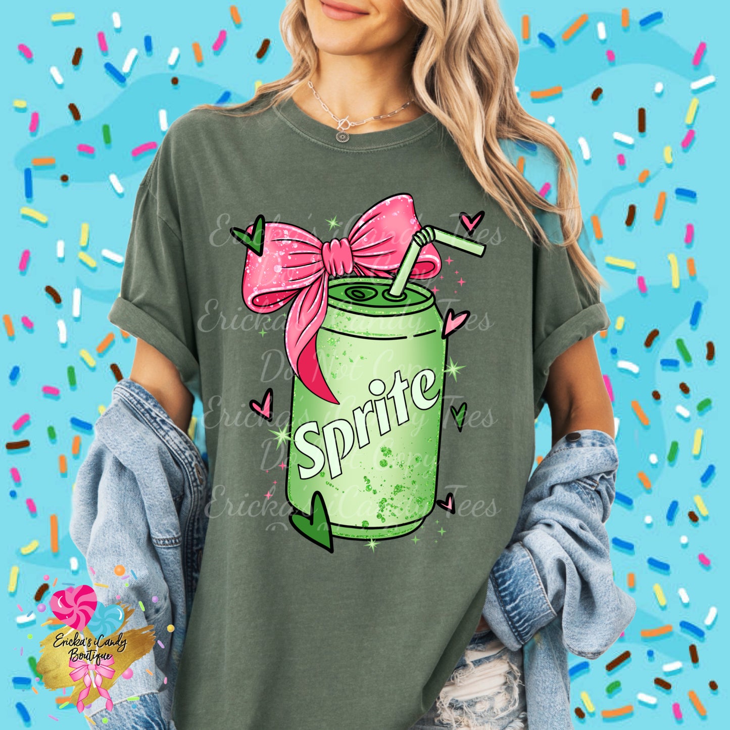 Coquette Cans Coca Sprite - Kids & Adult Apparel