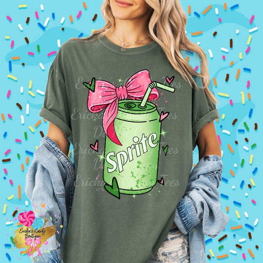 Coquette Cans Coca Sprite - Kids & Adult Apparel
