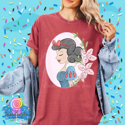 All Princess Floral Ovals LL Handdrawn - Kids & Adult Apparel