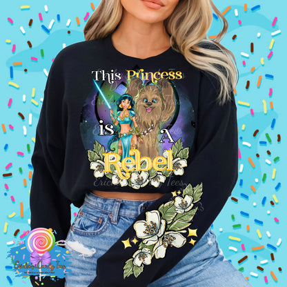 This princess is a rebel - Kids & Adult Apparel