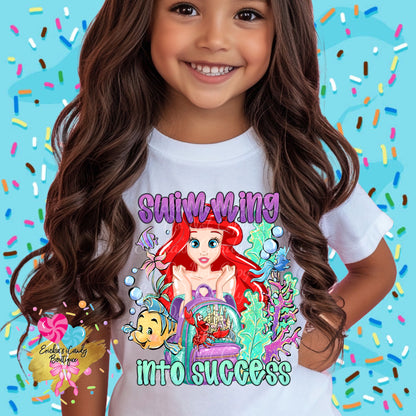 Swimming Into Success - Kids & Adult Apparel