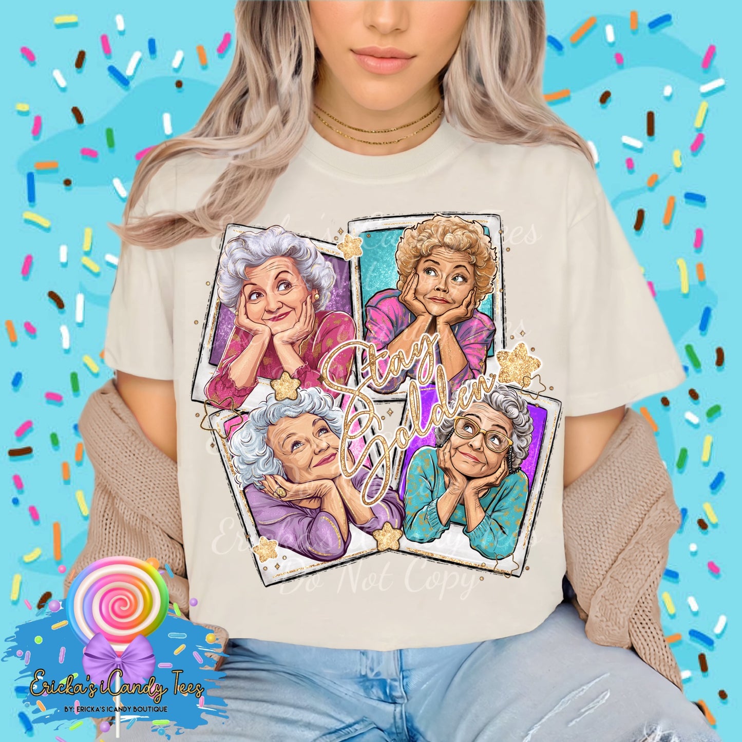 Golden Polaroid - Kids & Adult Apparel