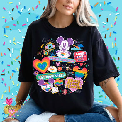 Pride Love For All - Kids & Adult Apparel