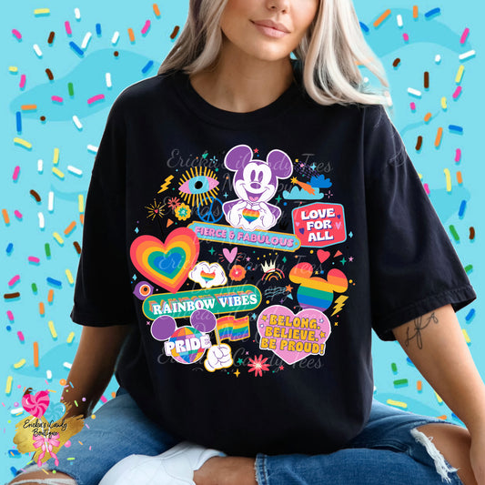 Pride Love For All - Kids & Adult Apparel