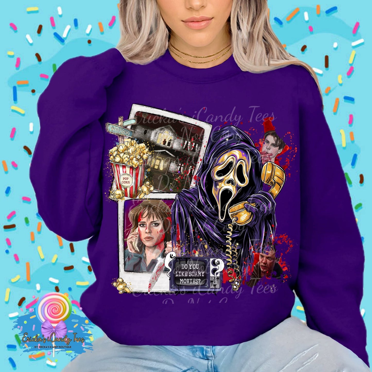 Ghost Face Polaroid - Kids & Adult Apparel