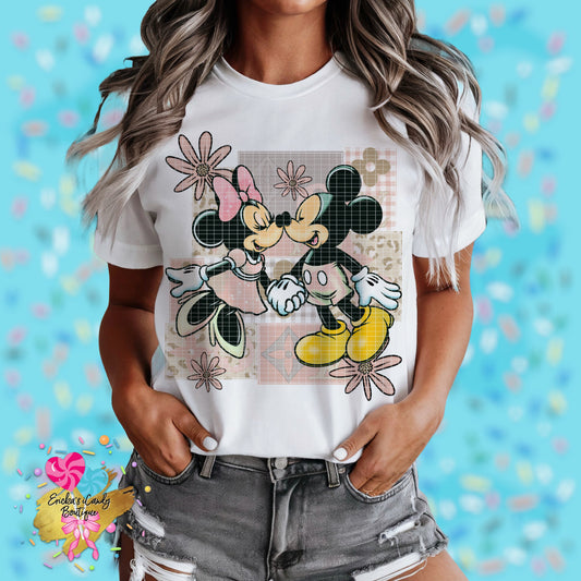 Boujee Mouse Couple  - Kids & Adult Apparel