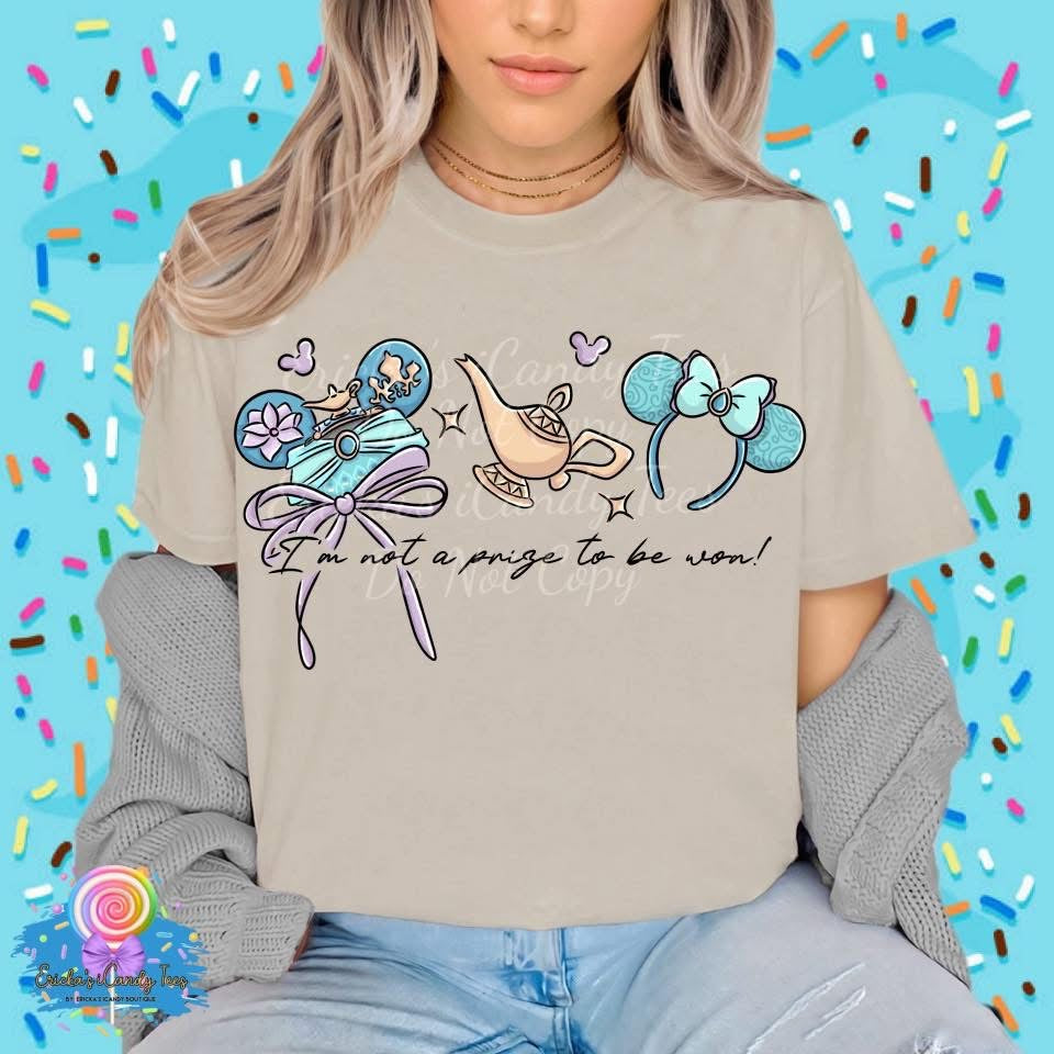 Im not a prize to be won Hat Ear LL HandDrawn- Apparel