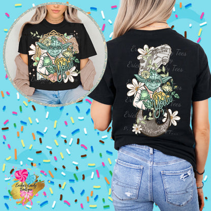 Nature Yoda  - Front & Back Apparel
