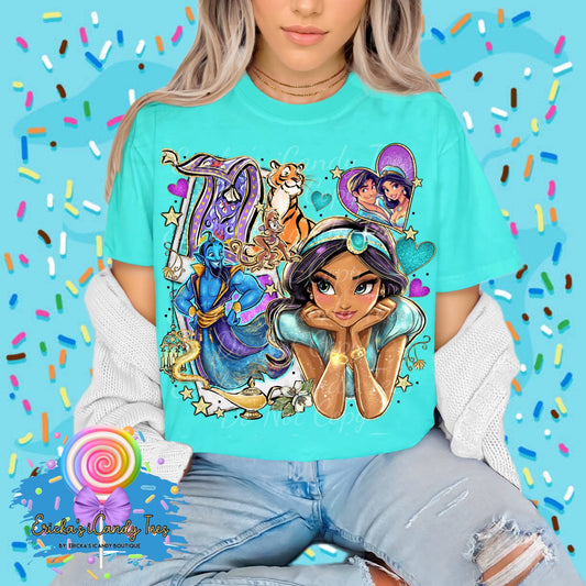 Arabic Princess Polaroid - Kids & Adult Apparel