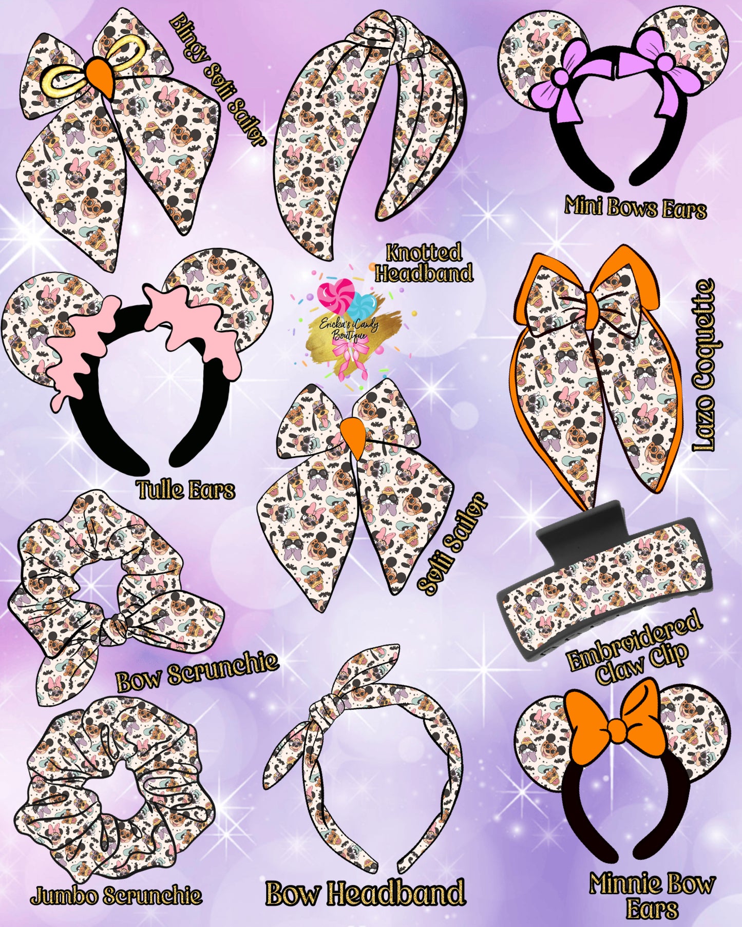Fab 5 Boo- Hair Candy Accessories (MTO-15 BD)