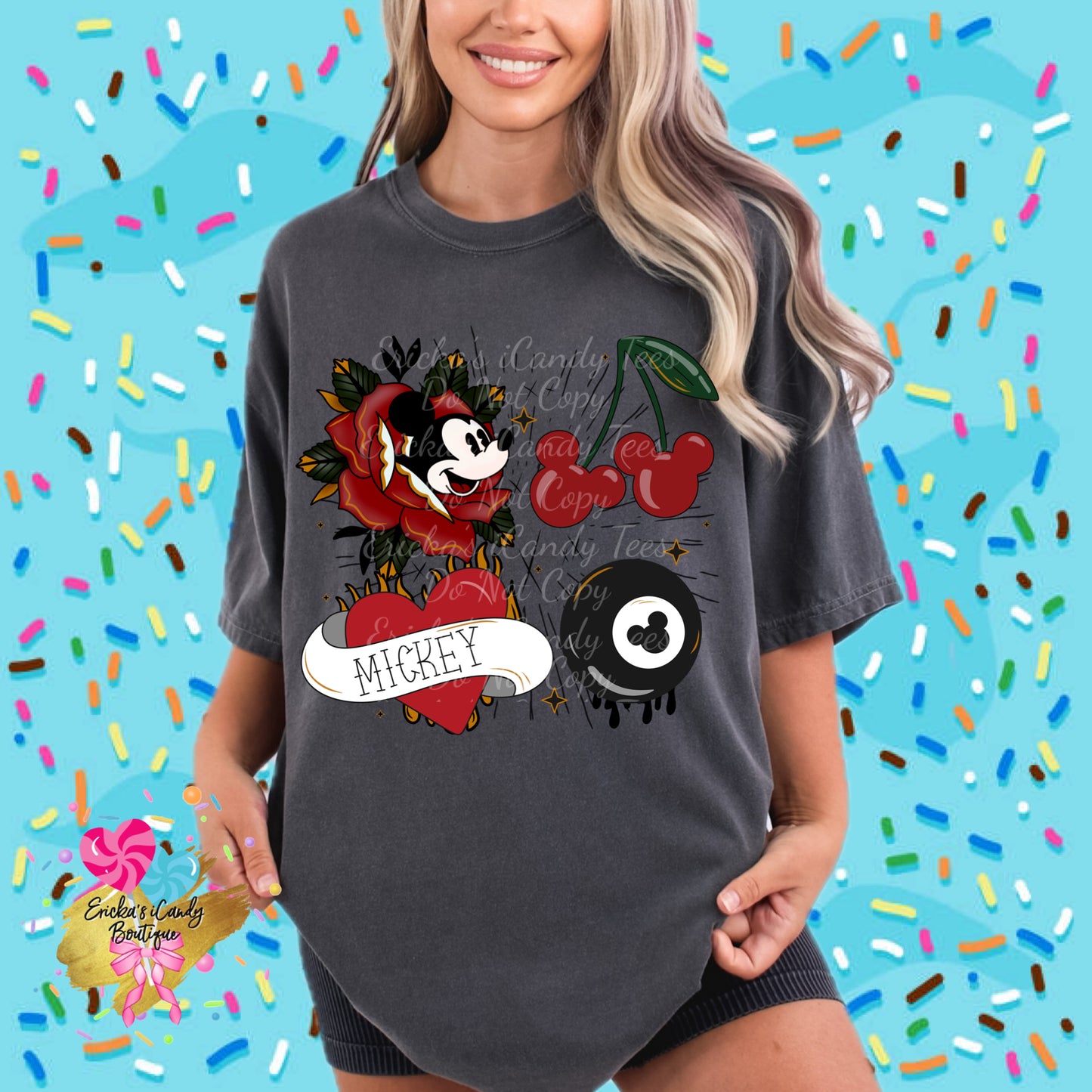 Rockin Mouse 🍒🎱 - Kids & Adult Apparel