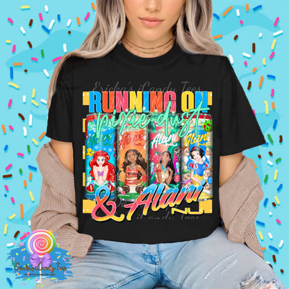 Running in pixie dust and Alani bright  colors  - Kids & Adult Apparel