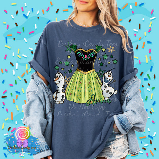 Arendelle Princess Dresses - Kids & Adult Apparel
