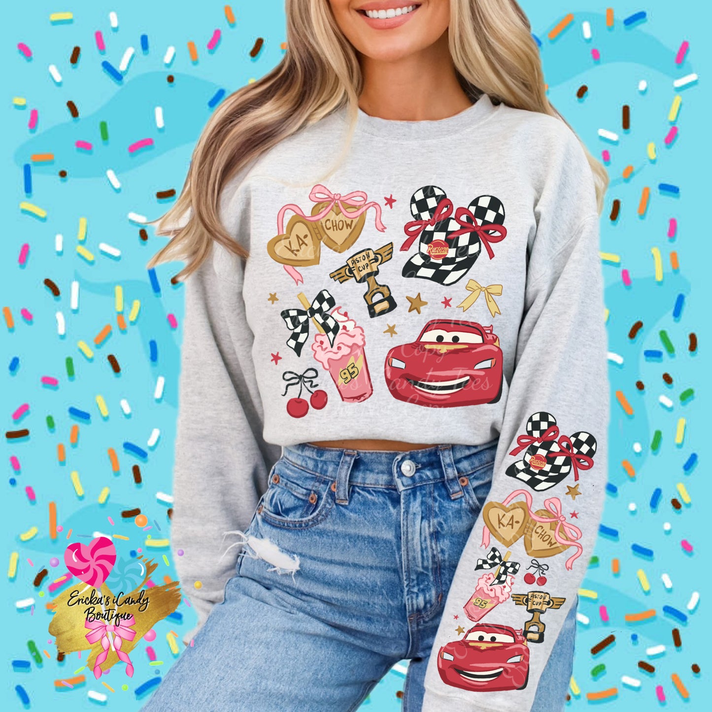 Lightning McQueen - Kids & Adult Apparel