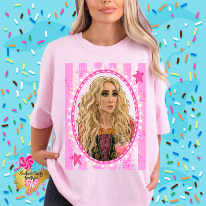 Sanderson Sisters In October We Wear Pink - Kids & Adult Apparel