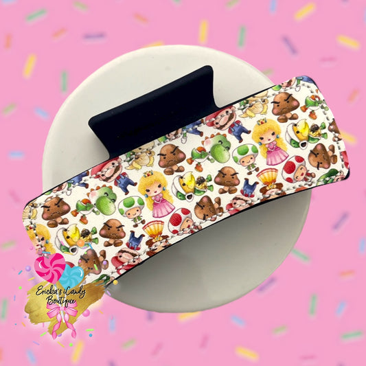 Super Friends - 4in Embroidered Claw Clip