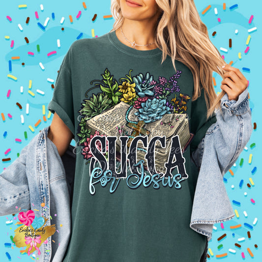 Succa For Jesus - Kids & Adult Apparel