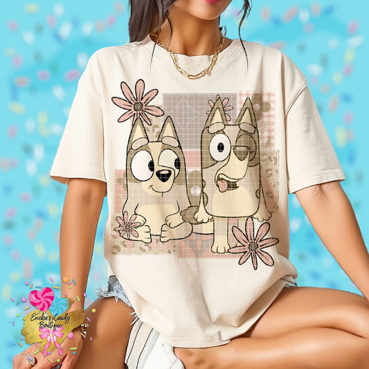 Boujee Blue Dog - Kids & Adult Apparel