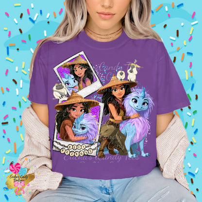 Dragon Bestie Polaroid  - Kids & Adult Apparel