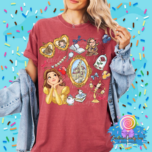 Book Lover Princess Locket - Kids & Adult Apparel